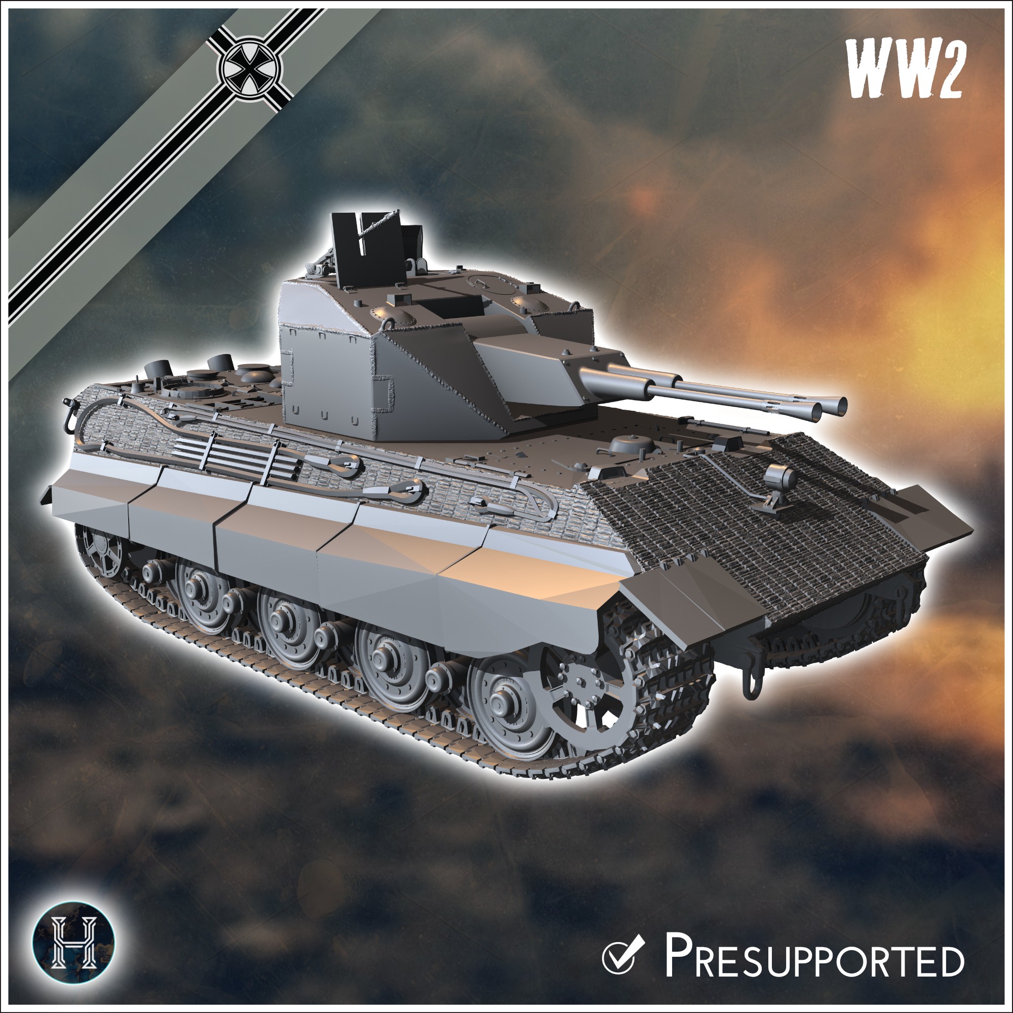 Flakpanzer E-75 55mm Entwicklung - Germany Eastern Western Front Normandy Stalingrad Berlin Bulge WWII